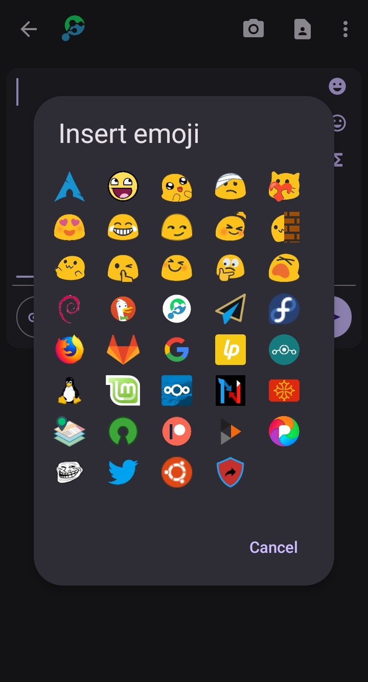 Custom emoji picker